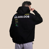 Xinjiang Cotton Popular Loose Leisure Wash Hooded Fashion Brand Watch Printing Trend Hip Hop Couple Men'S Sweater