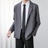 Men's Slim-Fit Fashionable Casual Suit Jacket