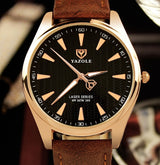 Men's luminous quartz waterproof watch